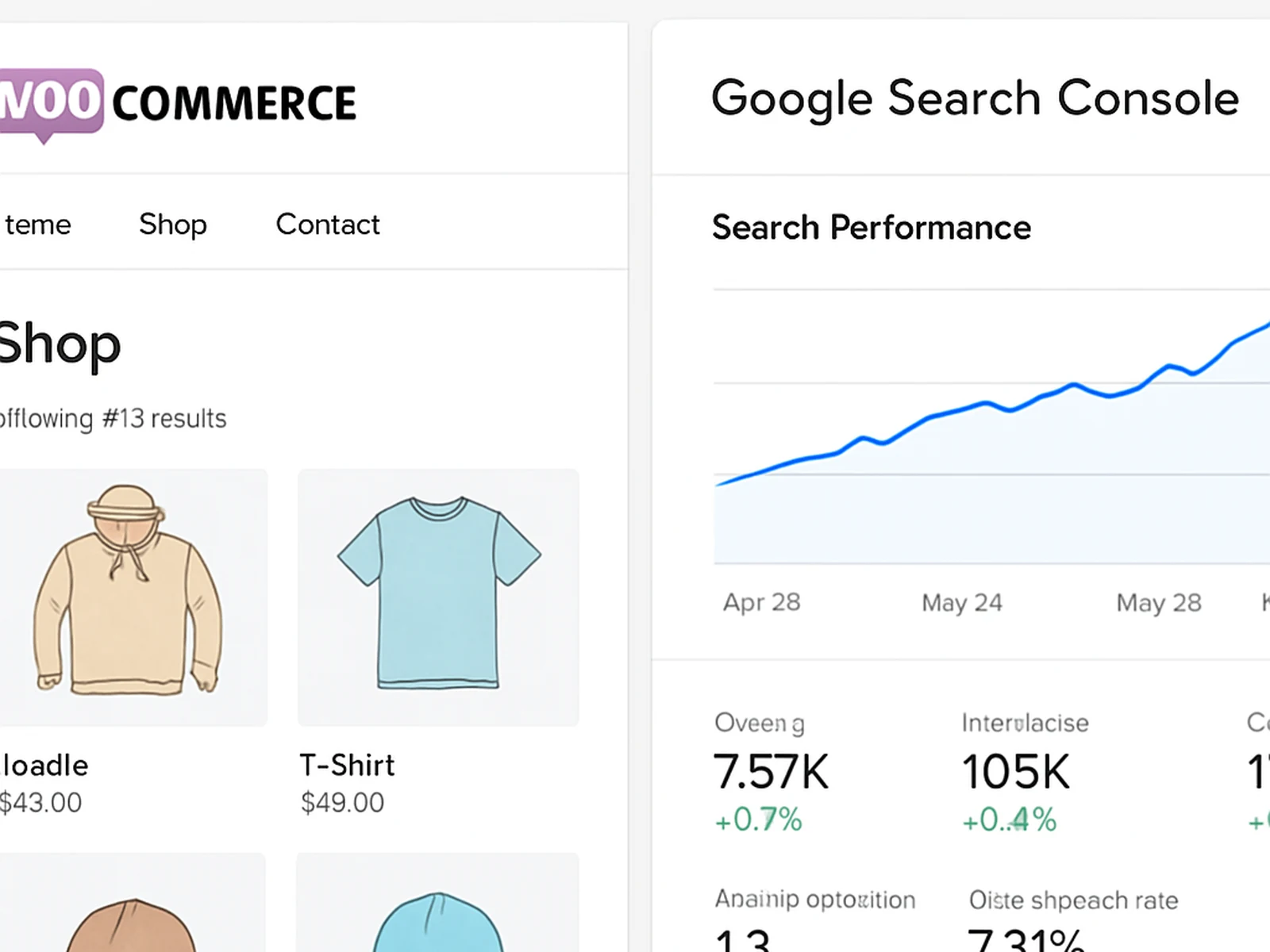 E-commerce SEO Setup + On-Page Optimisation result